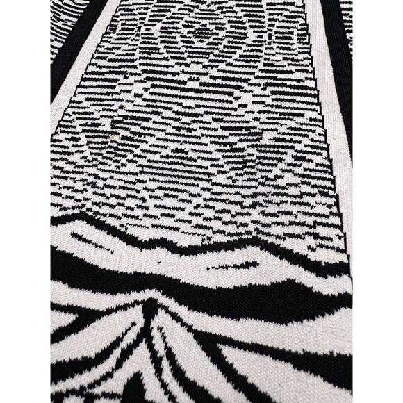 Diane von Furstenberg Skirt Small Samara Zebra Tattoo knit Stretch Funky Animal - Picture 6 of 13